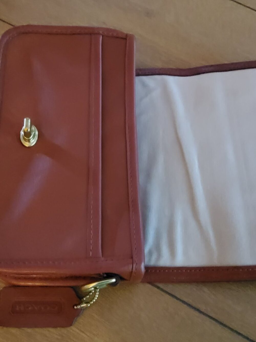 Coach 19914 Legacy Penny Crossbody or Shoulder Bag in Cognac - Picture 4 of 9